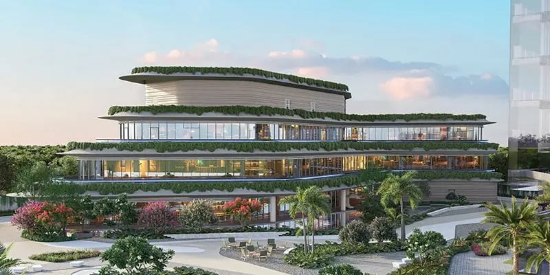 The Social Hub clubhouse at Experion The Trillion, Sector 48 (artistic impression)